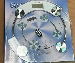 Round Glass Digital Bathroom Scale