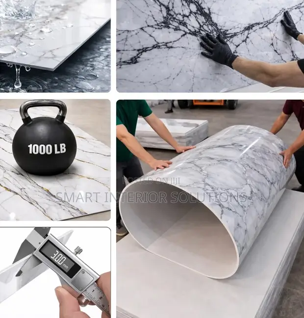 Foldable Marble Wall Sheet for Commercial Areas - 1