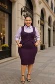 Suti na Blouse Yenye Mikono Mirefu - 1