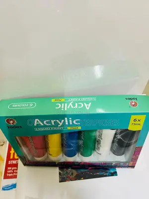 Set ya Rangi za Kisanii Vipande 6 vya 75ml