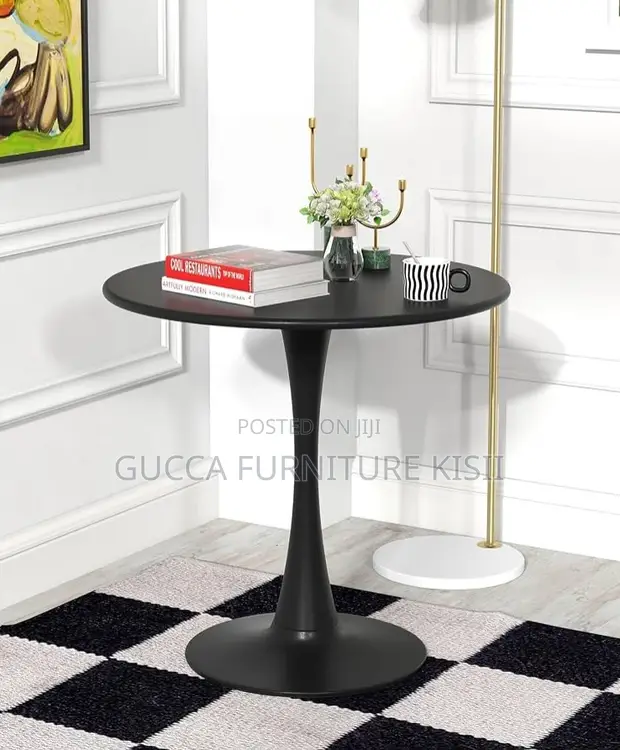 Circular MDF 4-Seater Table - 1