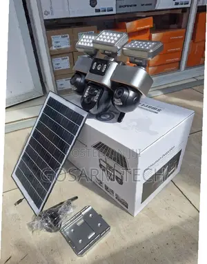 Kamera ya Usalama ya VTS30A Solar 3Lens 6MP PTZ Floodlight