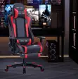 High Back Adjustable Leather Gaming Chair - 2