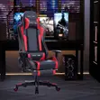High Back Adjustable Leather Gaming Chair - 3