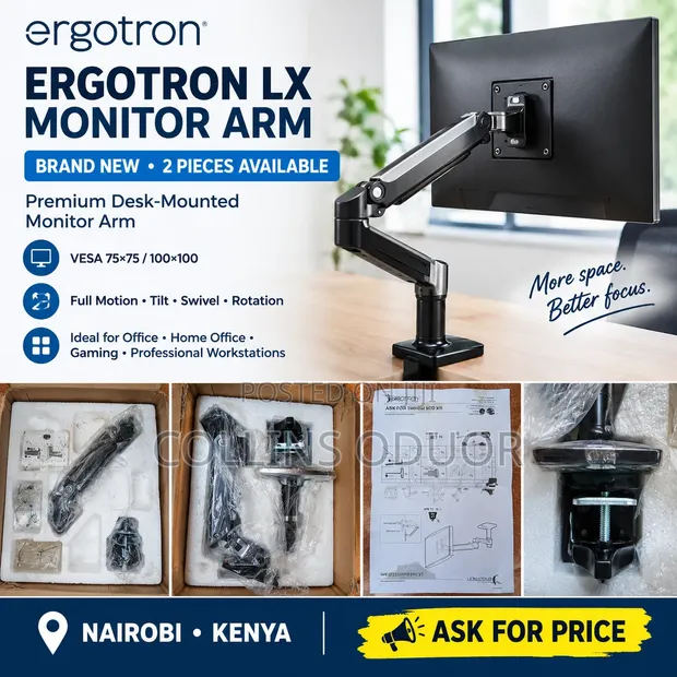 Ergotron LX Monitor Arm - Brand New - 1