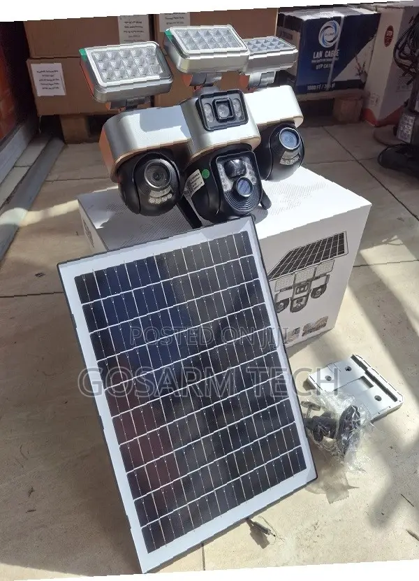 VTS30 4G Solar Security Camera with 3 Lenses & Full Color Night Vision - 1