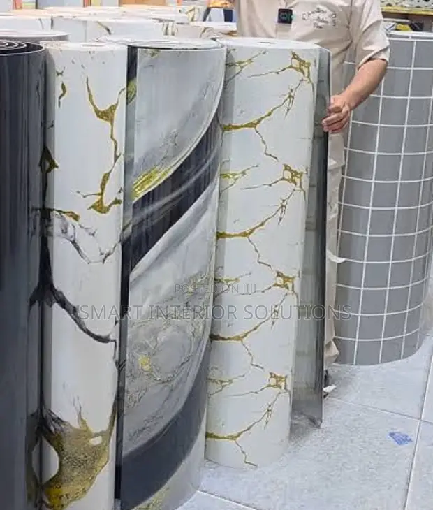 Foldable Marble Sheet for TV Backdrop - Smart Interior - 1