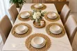 Nordic Round Woven Placemats - 1