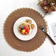 Nordic Round Woven Placemats - 4