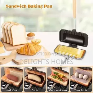 Sandwich Maker Moto na Vifundo vya Mbao