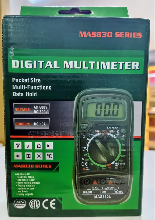 Mastech MAS830L Digital Multimeter - 1