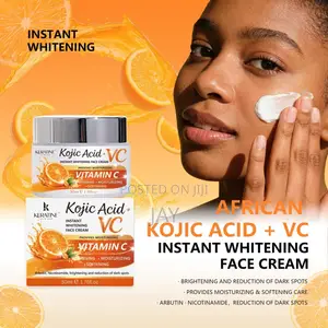 Kojic Acid + Vitamin C Cream ya Uso ya Kukuza Ngozi 50ml