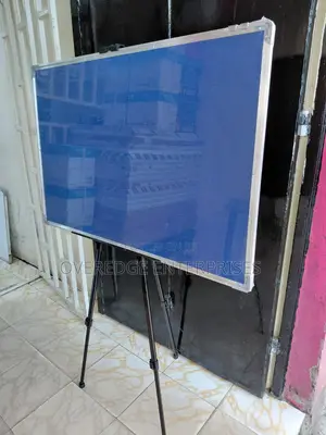 Blue Notice Board with Easel Stand 3ft x 2ft
