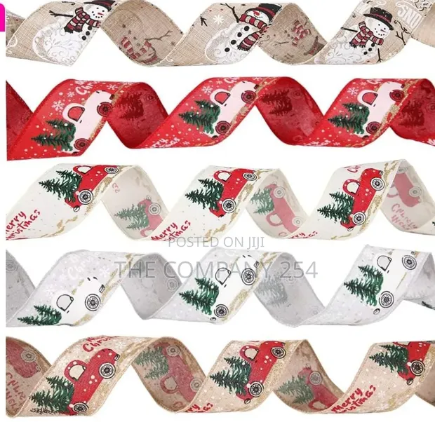 5M Christmas Themed Ribbon - 1