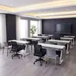 120cm x 60cm Foldable Movable Training Table - 3