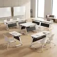 120cm x 60cm Foldable Movable Training Table - 4