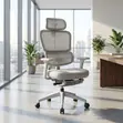 Kiti cha Ofisi Nyeupe cha Ergonomic Orthopedic - 2