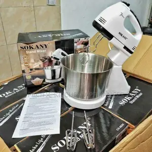 Sokany 7-Speed 250W Hand Mixer na Dough Hooks