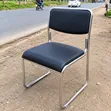 Office Waiting Chairs with Chrome Frame - 1