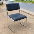 Office Waiting Chairs with Chrome Frame - 2