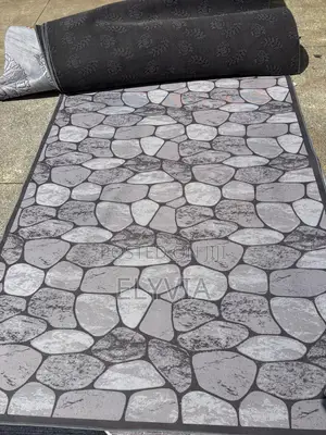 3D Cobblestone River Rock Area Rug Premium 5x7