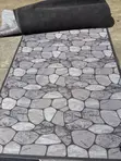 3D Cobblestone River Rock Area Rug Premium 5x7 - 1