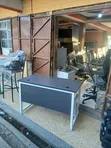 Modern Metal Office Desk with Panel - 2