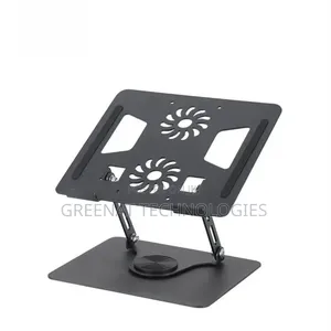 YL-906 Laptop Stand Inayoweza Kurekebishwa na Feni Mbili za Kupoza