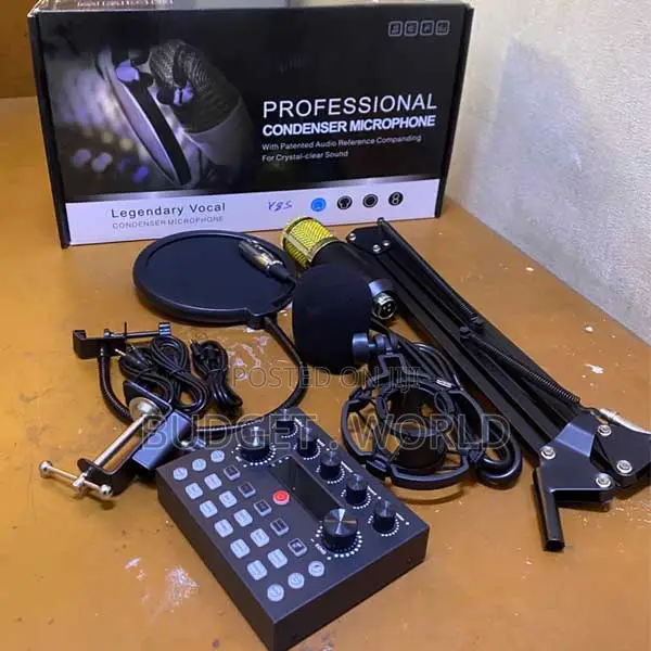 V8S Live Sound Card with BM800 Microphone Kit - 1