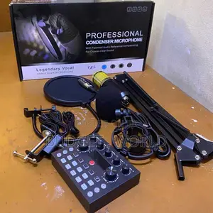 V8S Live Sound Card na BM800 Microphone Kit