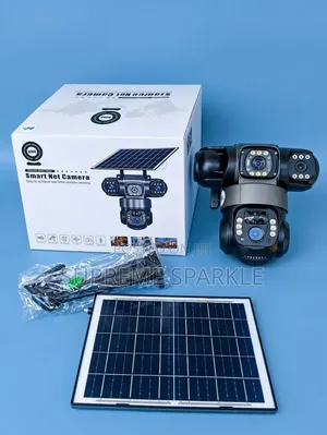 4G Smart Solar PTZ CCTV Camera with Triple Lens