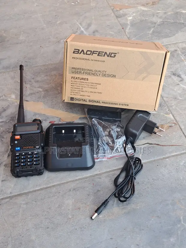 Baofeng UV-5R Rechargeable Handheld Two-Way Radio - 1