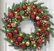 Krismasi Wreath 30cm na Taa - 2
