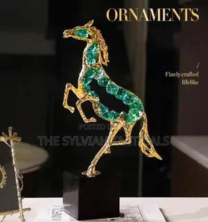 Luxury Modern Crystal Horse Statue Sculpture