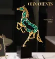 Luxury Modern Crystal Horse Statue Sculpture - 1