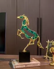 Luxury Modern Crystal Horse Statue Sculpture - 2