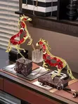 Luxury Modern Crystal Horse Statue Sculpture - 3