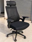 Kiti cha Ofisi Nyeusi cha Ergonomic - 1