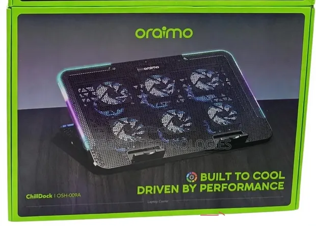 Oraimo Chilldock OSH-009A Laptop Cooler with 6 Fans & RGB - 1