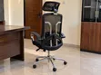 Black Mesh Office Chair with Headrest - Ergonomic - 3