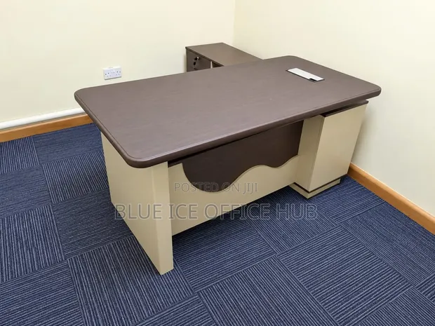 Modern Office Desk with Drawers - Executive Table - 1