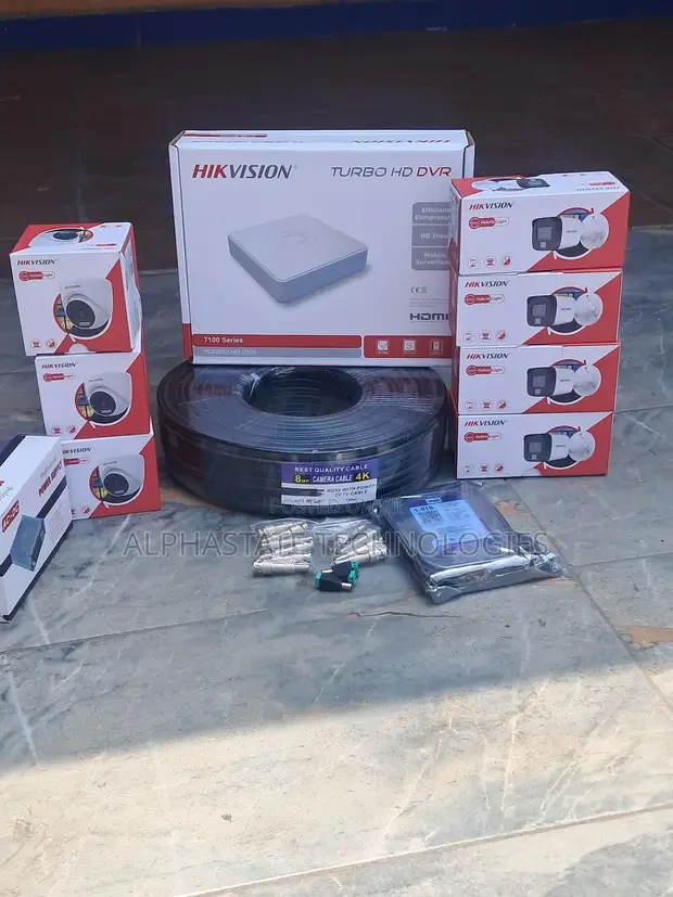 Hikvision 4 Camera CCTV Kit 2MP Smart Hybrid Light - 1