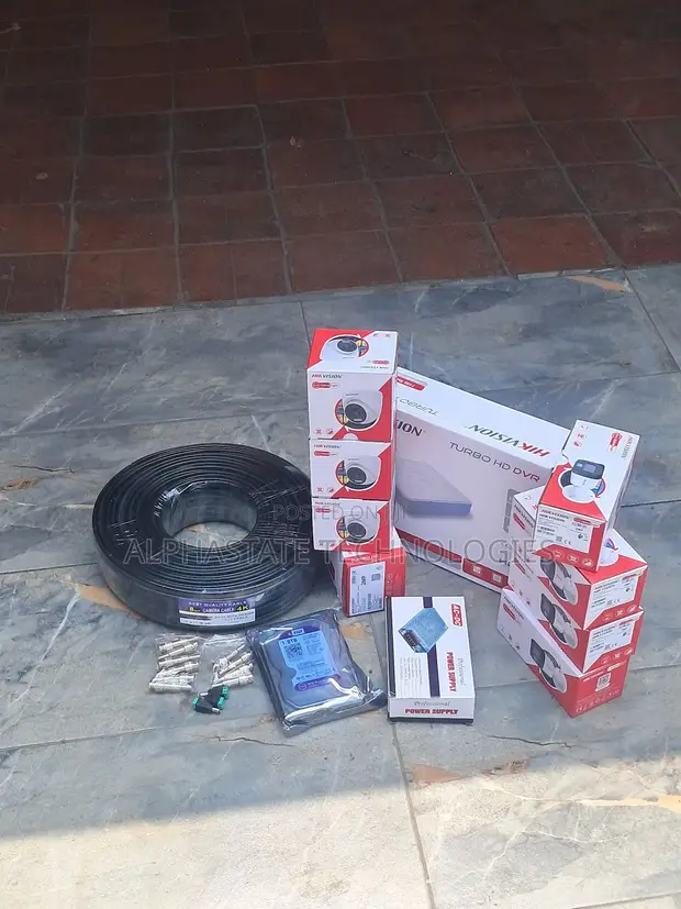 Hikvision 4CH Full HD Smart Hybrid CCTV Security System - 1