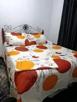 2 King Size Bedsheets with 4 Pillow Cases - 1