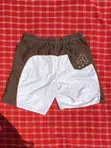 Stylish White Shorts - Men's L - 2