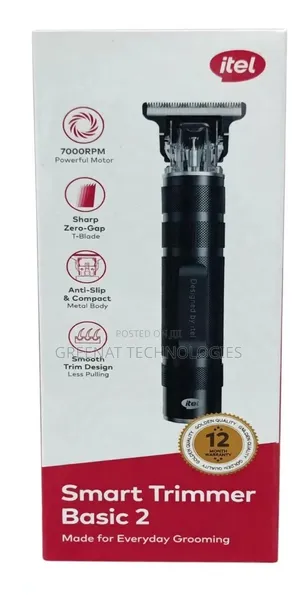 Itel Smart Trimmer Basic 2 - 7000RPM Zero-Gap T-Blade
