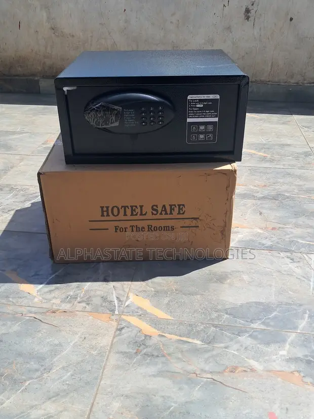 Digital Hotel Safe Box 9KG na Key Lock - 1