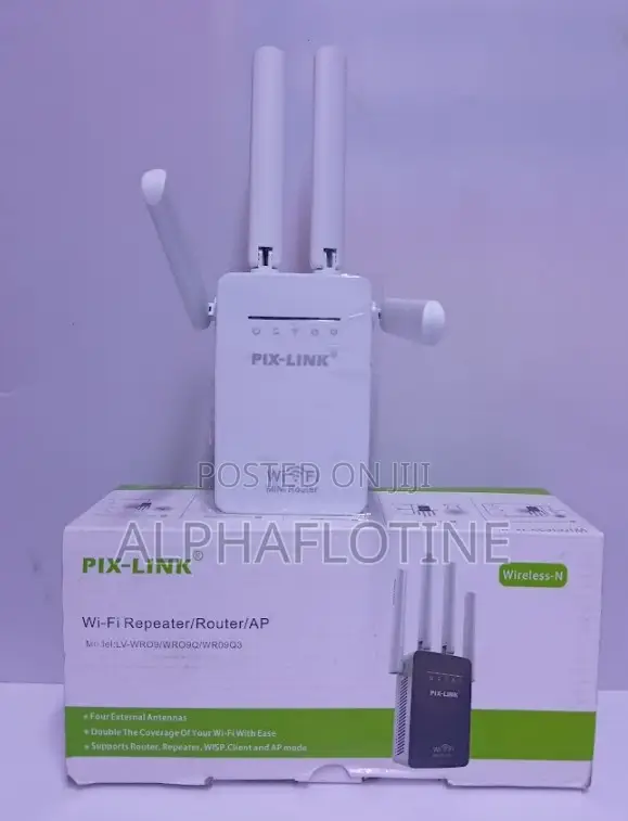 PIX-Link 300Mbps WiFi Range Booster Repeater - 1