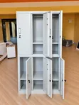 6-Door Steel Office Locker Cabinet - 4