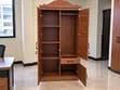 Wooden 2-Door Wardrobe with Mirror - 3